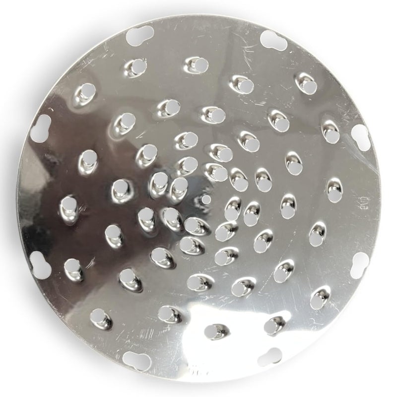 ALFA VS-12SD-5/16 Stainless Steel Grading Disk Replacement for Commercial Kitchen Shredders | 9.25" Diameter - 5/16" Grating Holes | Replacement for GS-12 and VS-9 Graters and Shredders - Image 3