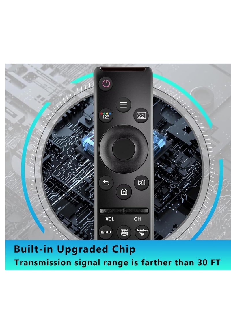 PopZa Universal Replacement Remote Control for Samsung Smart TV LCD LED UHD QLED TVs, with Netflix/Prime Video/Rakuten TV Shortcut Buttons - Image 3