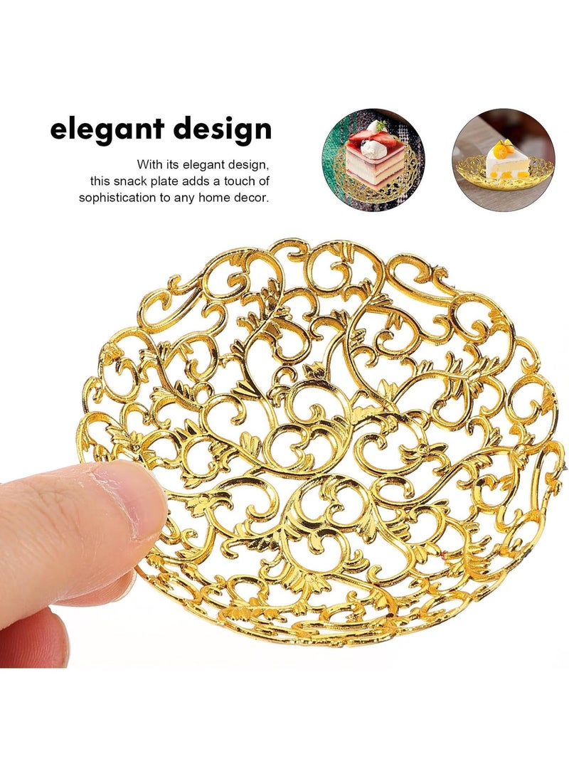 سونسر 12 قطعة صواني تقديم رمضان صواني عيد مبارك صواني إسلامية مسلمة زينة طاولة حفلة عيد الفطر حلويات معجنات كعك حامل عرض - Image 3