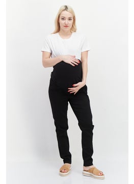 Maternity Regular Fit High Rise Stretchable Denim, Black - pzsku/ZEB29928416C08F5866A6Z/45/_/1733148571/f70394f4-d3fc-4dce-a337-ef9de63279fc