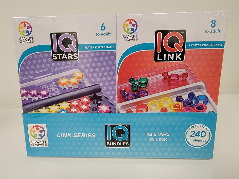 SmartGames IQ Bundles Link Series IQ Link  IQ Stars 240 Challenges for Ages 6Adult - Image 3