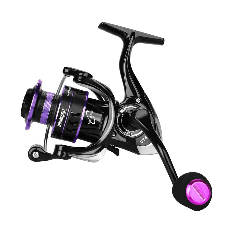 Rikimaru VT Spinning Reels, Carbon Fiber 30LBs Max Drag, 9+1 Shielded BB, Saltwater Freshwater Spinning Fishing Reel, 5.1:1/6.2:1, 2000, 3000, 4000, 5000ï¼Œ6000, 7000 Series (VT-3000) - Image 2