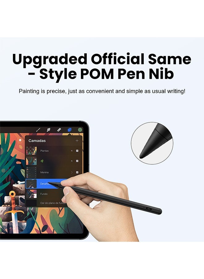 Stylus Pen for iPad 2018-2025,Faster Charge,Tilt Sensitivity iPad Pencil Compatible with A16/10th/9th/8th/7th/6th,Pro 11/13in (M4),Air M3/M2/5th/4th,Pro 11/12.9in,Mini 6/5 - Image 5