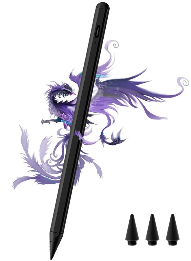 Stylus Pen for iPad 2018-2025,Faster Charge,Tilt Sensitivity iPad Pencil Compatible with A16/10th/9th/8th/7th/6th,Pro 11/13in (M4),Air M3/M2/5th/4th,Pro 11/12.9in,Mini 6/5 - Image 1