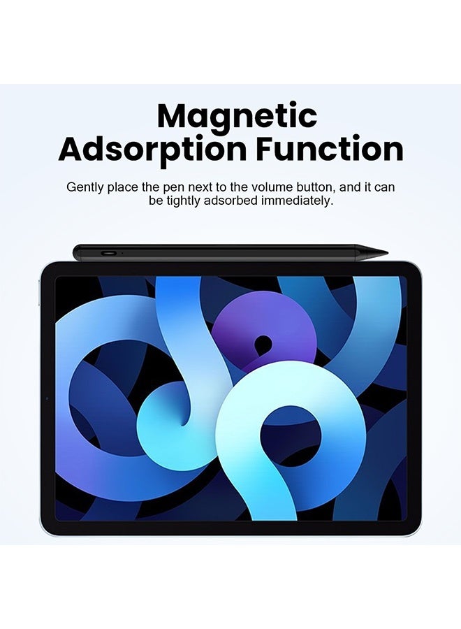 Stylus Pen for iPad 2018-2025,Faster Charge,Tilt Sensitivity iPad Pencil Compatible with A16/10th/9th/8th/7th/6th,Pro 11/13in (M4),Air M3/M2/5th/4th,Pro 11/12.9in,Mini 6/5 - Image 3