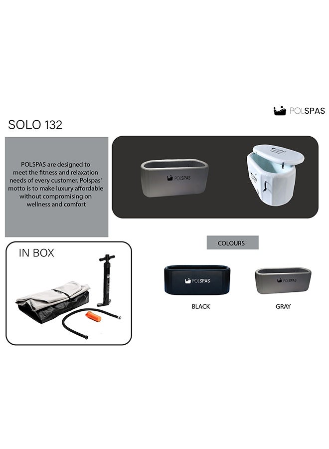 POLSPAS Solo 132 – Portable Cold Plunge Tub for Ice Baths & Recovery - Image 2