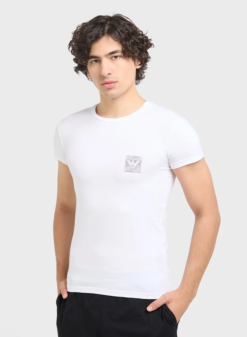Beachwear Logo Crew Neck T-Shirt