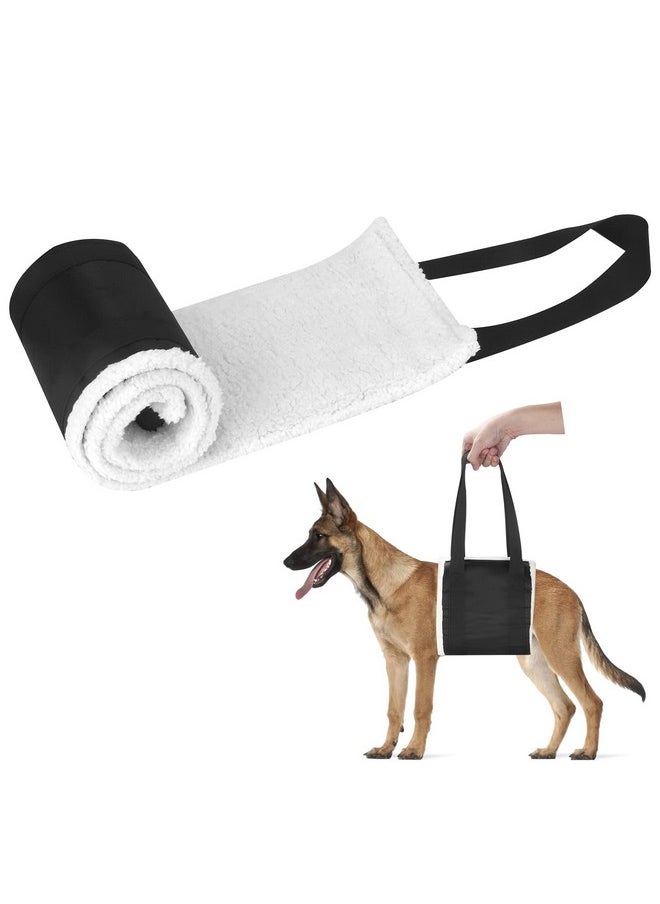 lenpestia Dog Lifting Sling Soft Dog Support Harness Mobility Aids to Lift Pets Front Rear Legs for Medium Large Senior Dog Weak Legs Surgery Rehabilitation  - Image 1