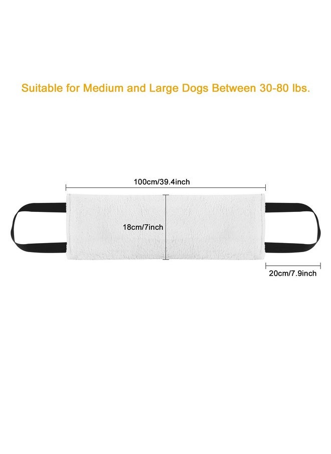 lenpestia Dog Lifting Sling Soft Dog Support Harness Mobility Aids to Lift Pets Front Rear Legs for Medium Large Senior Dog Weak Legs Surgery Rehabilitation  - Image 5