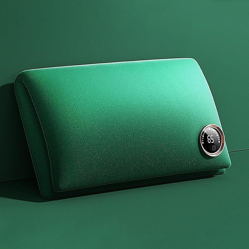 USB Electric Hot Water Bag Green Portable Hand Warmer Heating Pad for Home Office Travel - Image 4