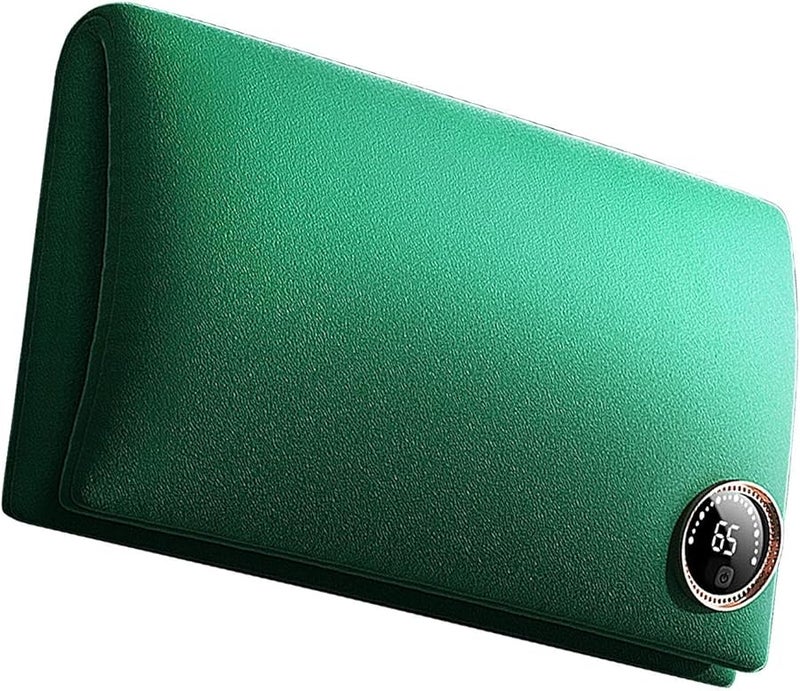 USB Electric Hot Water Bag Green Portable Hand Warmer Heating Pad for Home Office Travel - Image 1