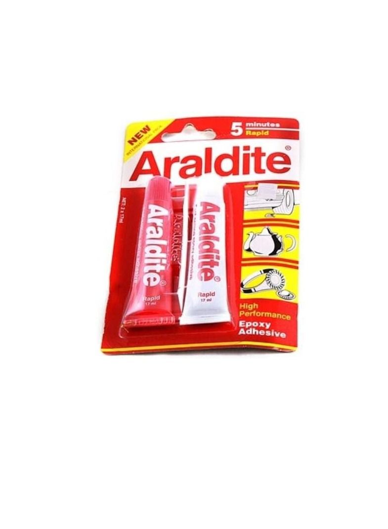 Araldite Epoxy Red 17 Ml 2 Tubes - Image 3