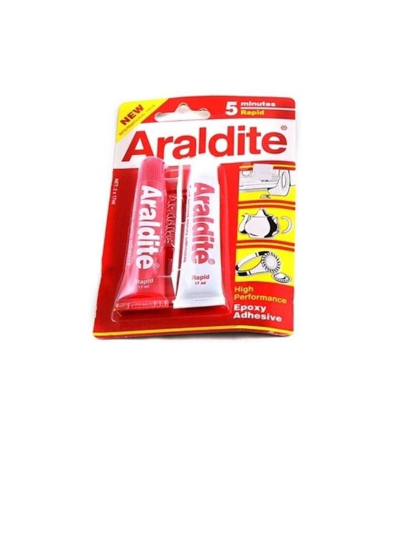 Araldite Epoxy Red 17 Ml 2 Tubes - Image 2