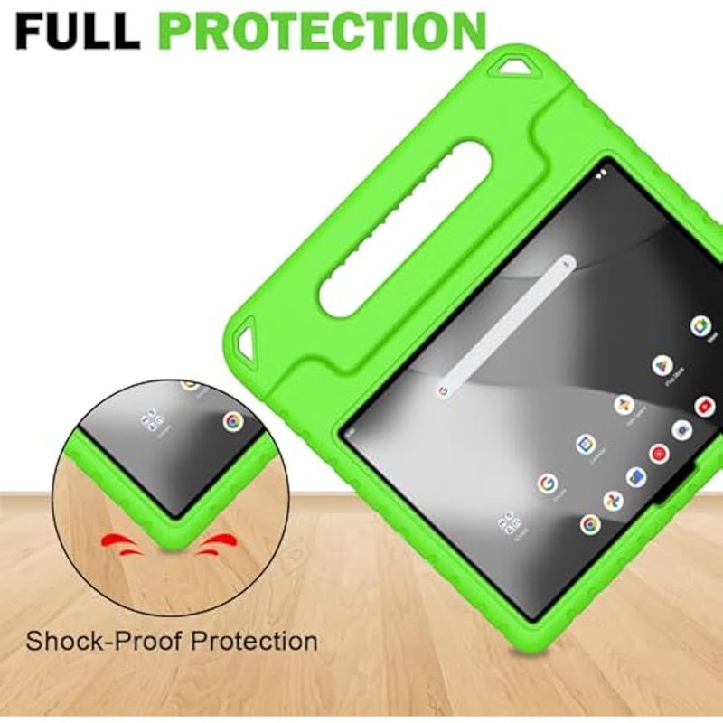 AVAWO Kids Case for onn. 11 Tablet Pro (2024 Model) 4th Generation, Hanle Stand Protective Cover for Walmart Onn 11 Inch Pro Tablet Gen 4 2024 Model (100146660), Green - Image 3