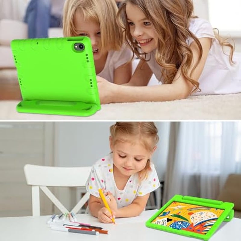 AVAWO Kids Case for onn. 11 Tablet Pro (2024 Model) 4th Generation, Hanle Stand Protective Cover for Walmart Onn 11 Inch Pro Tablet Gen 4 2024 Model (100146660), Green - Image 5