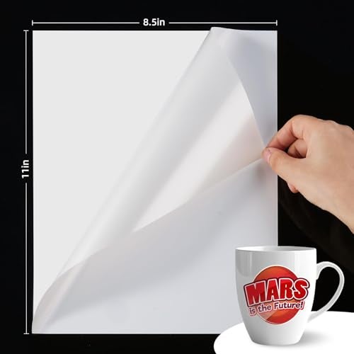QYH Printable Vinyl Sticker Paper for Printer, 240 Sheets White Waterproof, Glossy Bulk Sticker Paper for Small Business, Compatible with Cricut & Inkjet/Laser Printers - 8.5x11 - Image 4