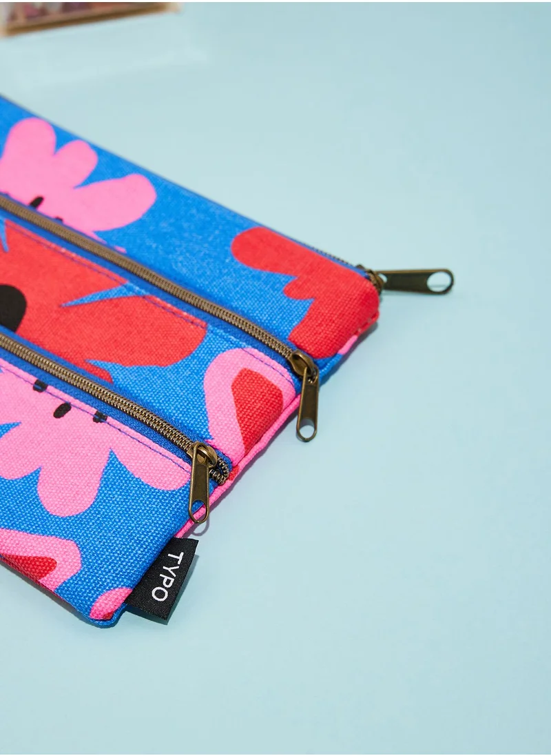 Typo Double Campus Pencil Case