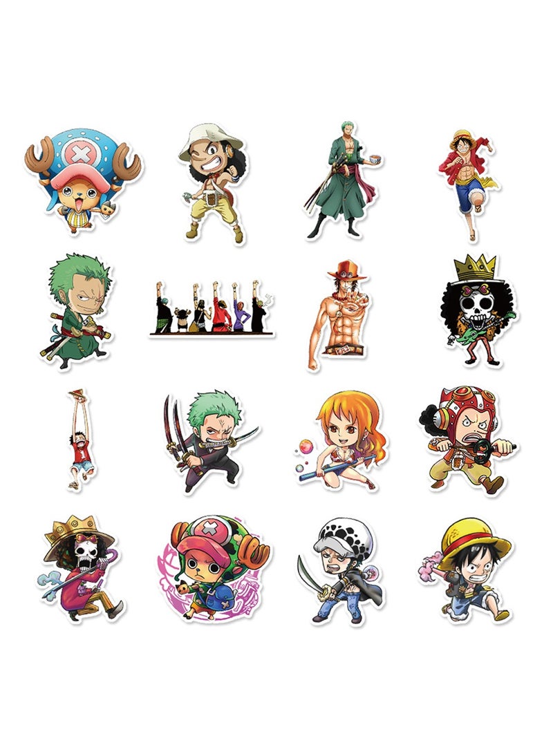 إسكدنيا 50 قطعة من ملصقات الرسوم المتحركة قطعة واحدة ملصقات جمالية مقاومة للماء من الفينيل لأجهزة الكمبيوتر المحمول - Image 4