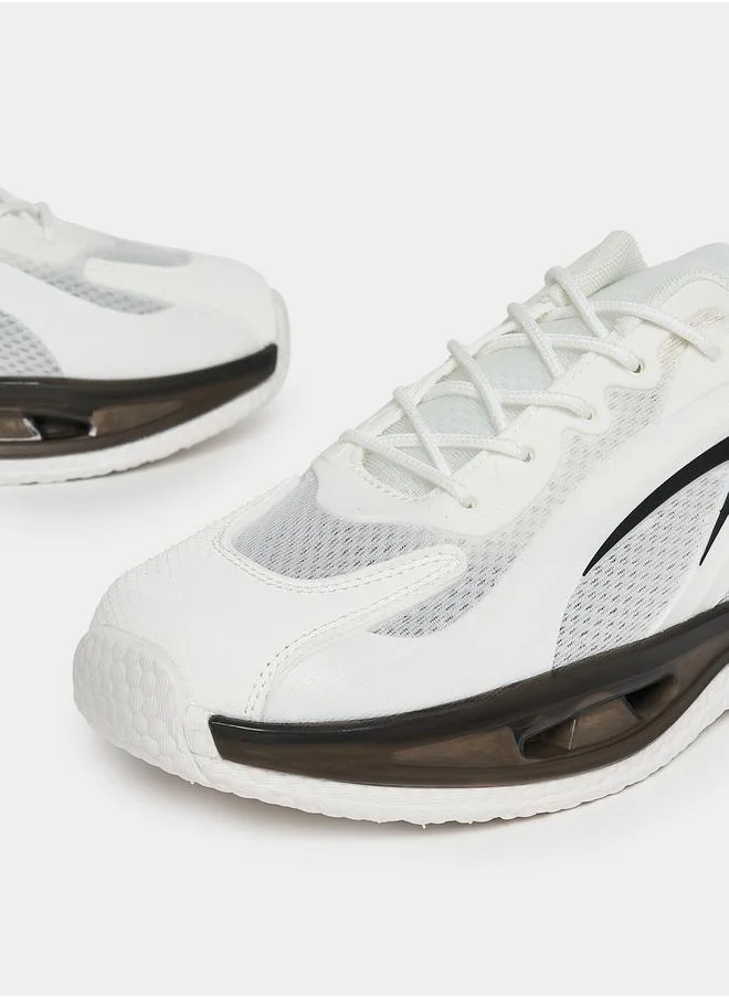 Styli Shock Absorbent Sole Graphic Sneakers