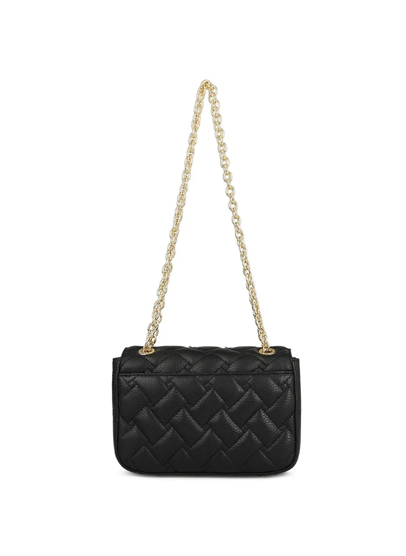 Da Milano  Genuine Leather Black Sling Bag for Women | Best Price UAE