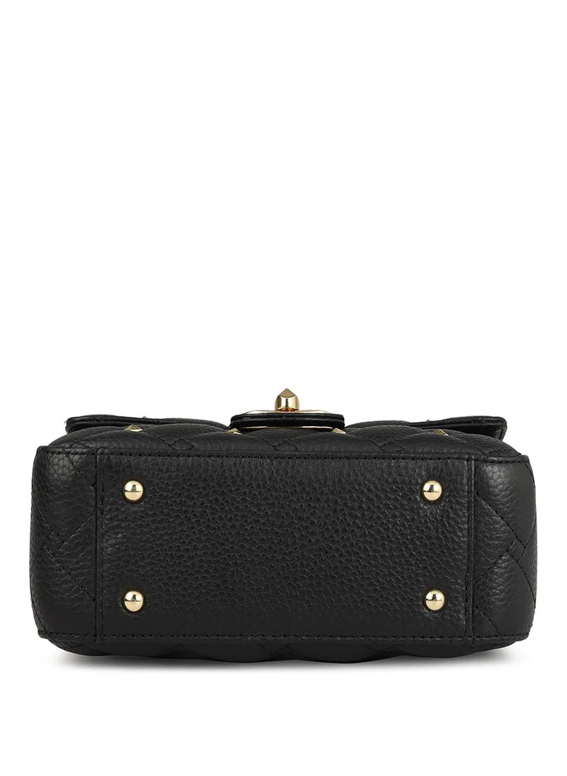 Da Milano  Genuine Leather Black Sling Bag for Women | Best Price UAE