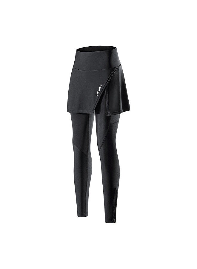 WOSAWE Women's Cycling Apparel Silicone Sponge Pad Long Pants Quick-drying Breathable High Elasticity Cycling Clothes for Spring and Summer  - Image 1