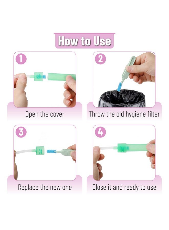 مستر. بين شفاط الأنف للأطفال من السيد بن مع ملقط - عبوة من 200 فلتر شفط أنفي للأطفال - Image 4