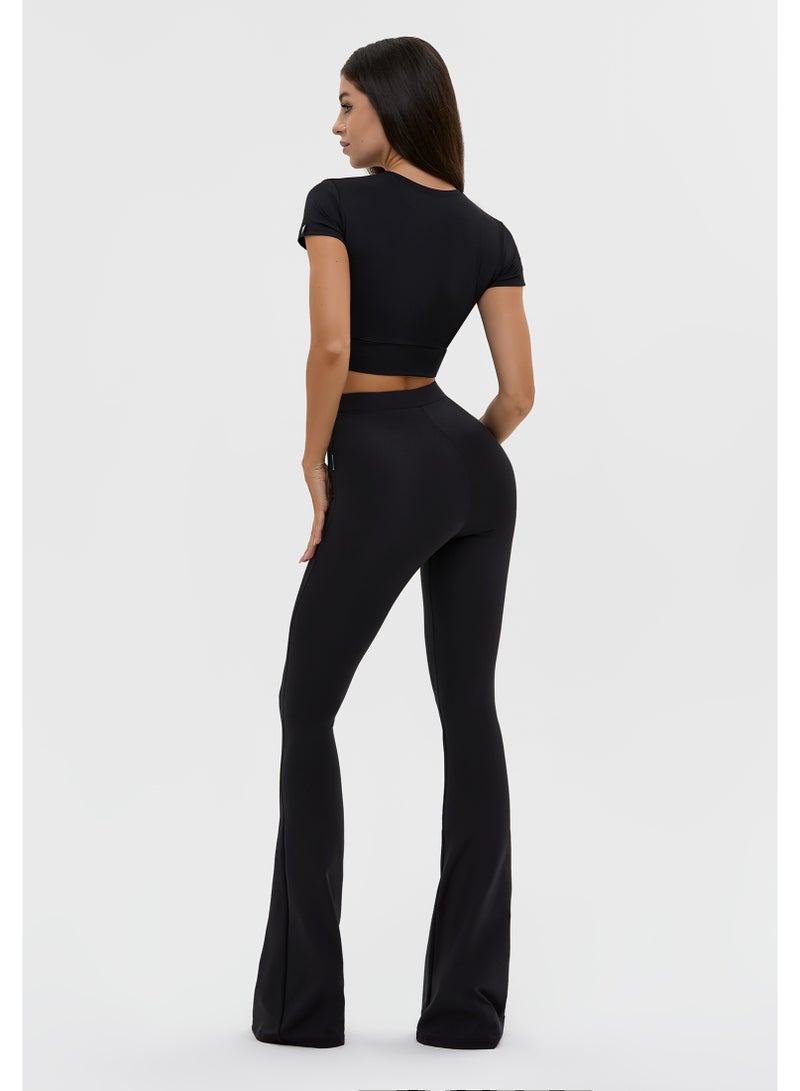 Bona Fide Premium Quality Leggings for Women with Unique Design and Push Up - High Waisted Tummy Control Legging - Image 2