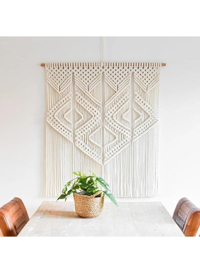 انتيكيانو مكرمية للتعليق على الحائط مصنوعة يدويًا - Image 1