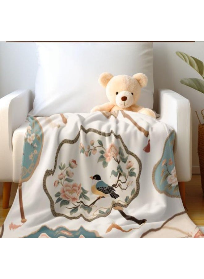 general Baby and children's cartoon flannel thin blanket (warm and comfortable, suitable for sleep, games) 70cm*100cm - 545 - Image 4