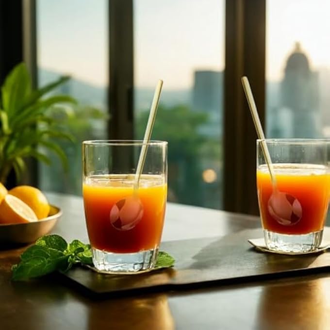 ريحني 8 قطع قهوة من الفولاذ المقاوم للصدأ جيدة للإسبريسو، حلويات السكر، حساء الآيس كريم، مجموعة 2 لون، كعكة الآيس كريم، لونين - Image 3