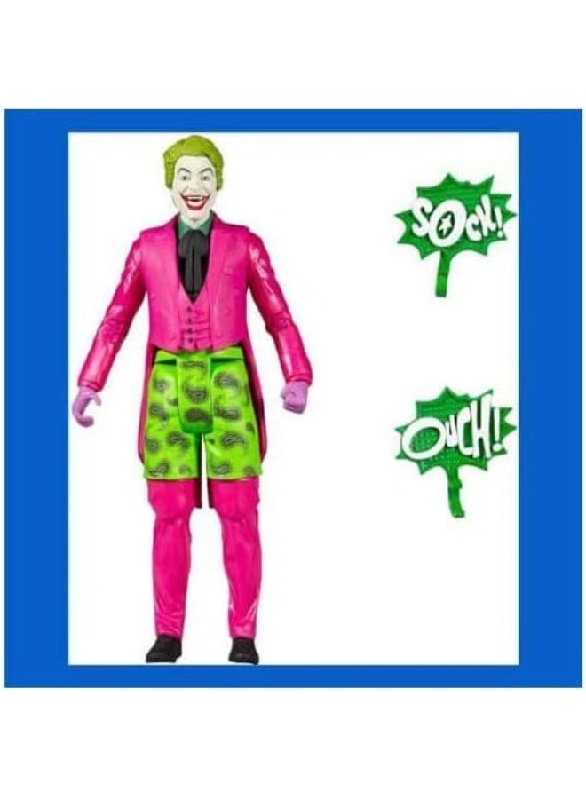 Bandai ألعاب مكفارلاني من دي سي كوميكس باتمان الكلاسيكي من سلسلة التلفزيون 1966 شخصية الجوكر السباحة 6" مع الملحقات - Image 1