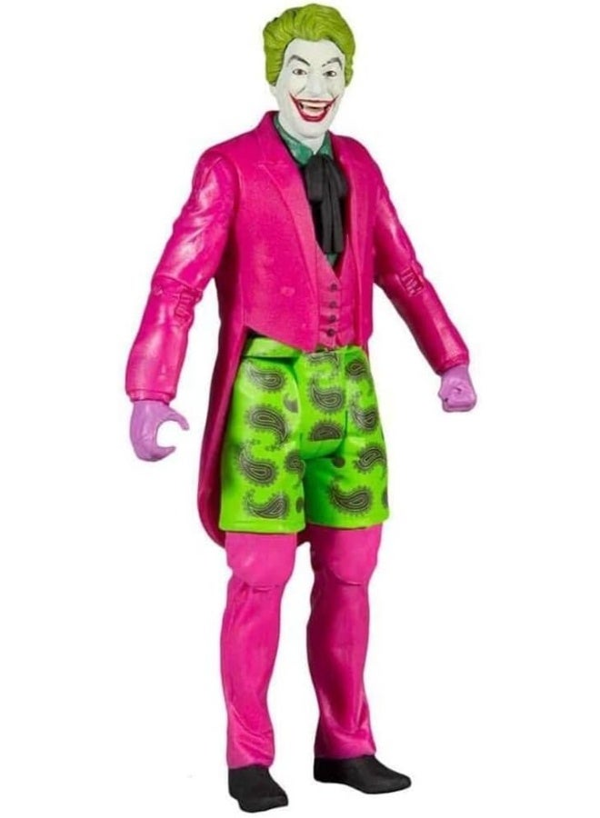 Bandai ألعاب مكفارلاني من دي سي كوميكس باتمان الكلاسيكي من سلسلة التلفزيون 1966 شخصية الجوكر السباحة 6" مع الملحقات - Image 3