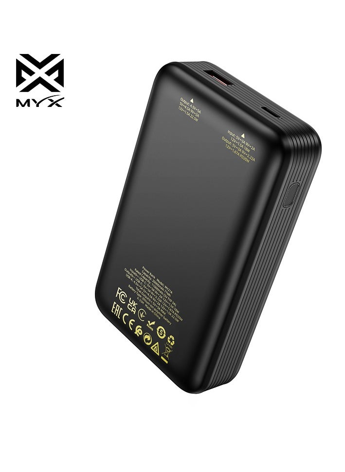MYX - Power Bank 20000mAh MY21A 22.5W, High-Performance Portable Charger, Black - Image 1