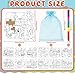 Fullhawl 12 Sets Transportation Puzzles Traffic Theme Color Your Own Puzzles DIY Construction Jigsaw Craft with 12 Stackable Crayons and 12 Bags for Construction Gifts Birthday Party Supplies12 Car - Image 4