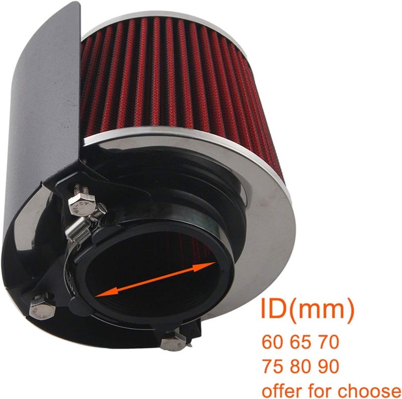 Wivplex Universal High Flow Cone Cold Air Filter - Image 3