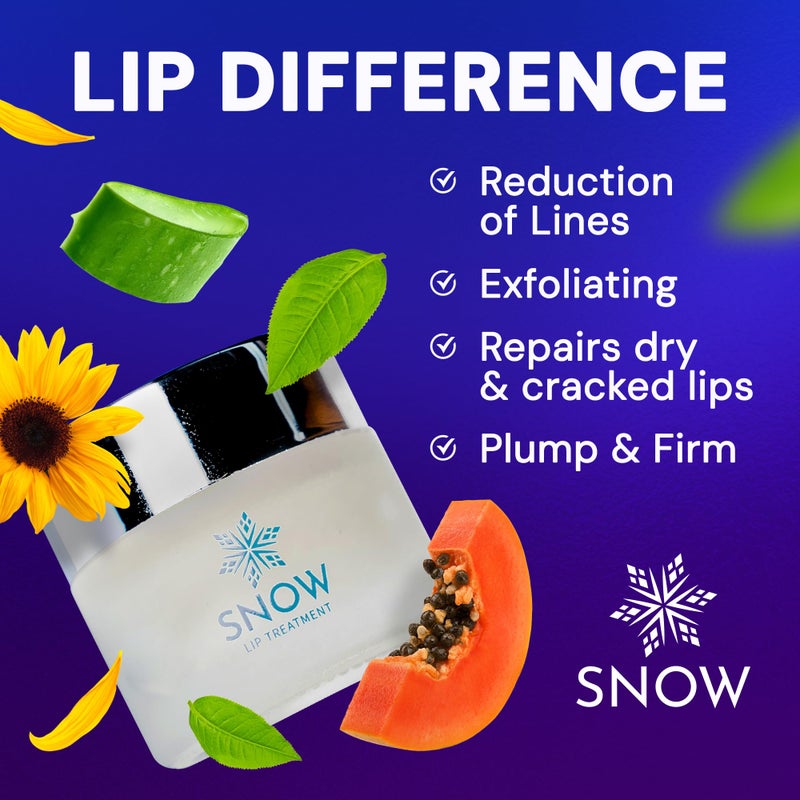 SNOW Overnight Lip Treatment - Moisturizing Lip Balm with Shea Butter & Vitamin E - Lip Treatment for Dry, Cracked Lips - Sulfate-Free Lip Treatment - Plumping & Hydrating Lip Care Mask - Image 4