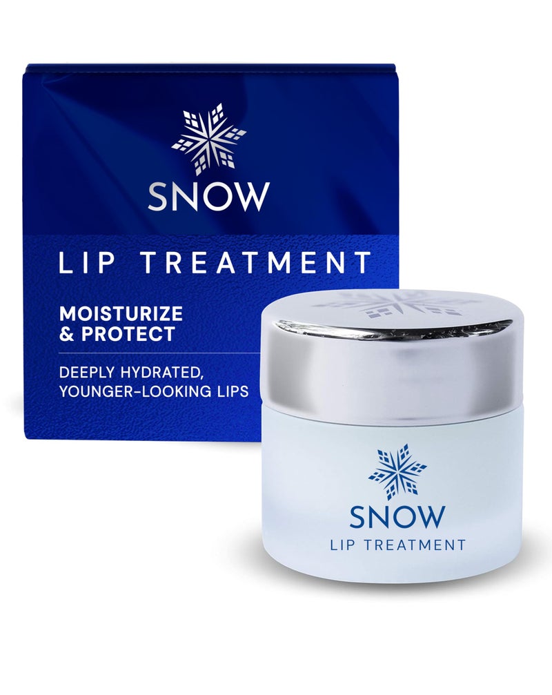 SNOW Overnight Lip Treatment - Moisturizing Lip Balm with Shea Butter & Vitamin E - Lip Treatment for Dry, Cracked Lips - Sulfate-Free Lip Treatment - Plumping & Hydrating Lip Care Mask - Image 1