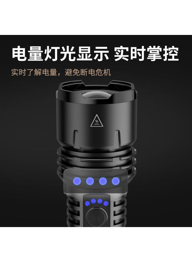 Tianhuo Flashlight Canglong Ii High Brightness Zoomable Long-range Rechargeable Military Outdoor Survival