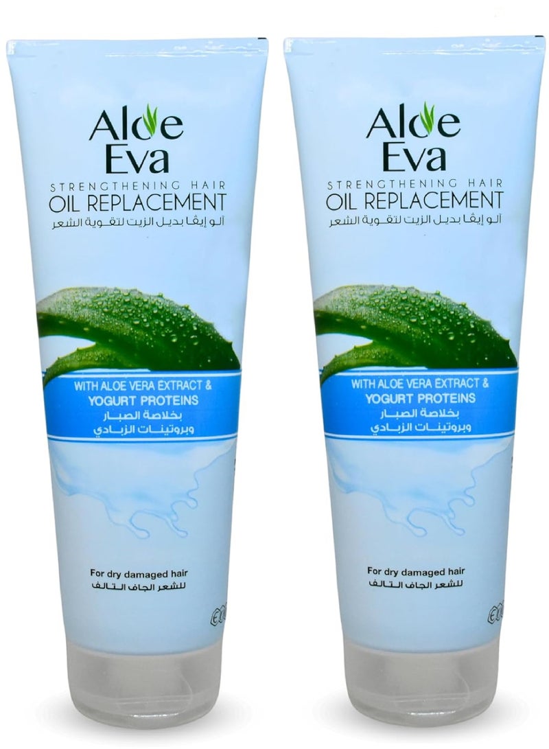 Eva 2-Piece set Aloe Vera And Yoghurt Proteins Hair Oil Replacement 2X250ml 