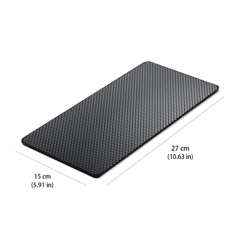 PIPJOY Car Dashboard Stick-On Placing Mat, Adhesive Silicone Pad for Car Interior, Cell Phone & Small Item Holder - Strong Viscosity, Washable& Reusable (Medium) - Image 2