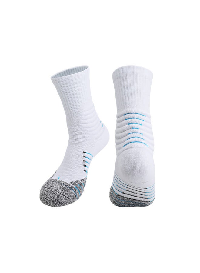 Long Tube Thickened Towel Bottom Combat Basketball Socks Stockings Men's Children's Sweat-absorbent Sports Socks Men's Sports Socks