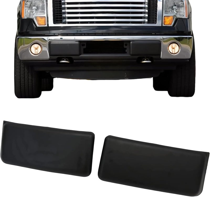 JustDrivably Front Bumper Pad Guard Insert Cap Molding Trim for Ford F150 2009-2014 - Image 1