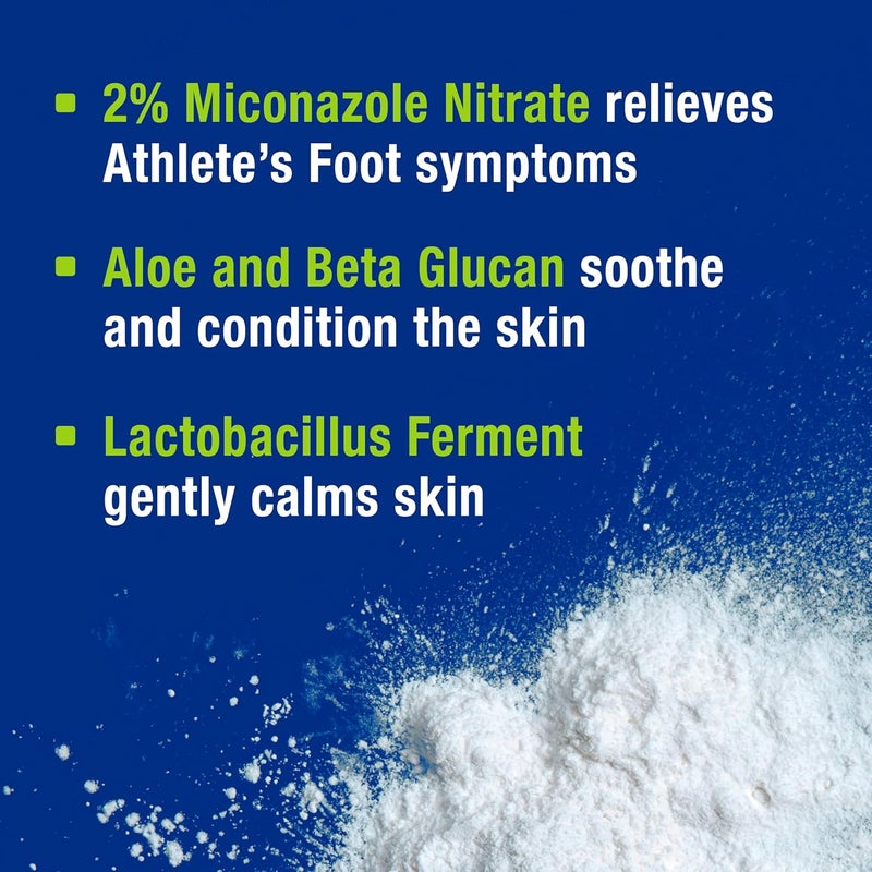 Zeasorb Super Absorbent AF Powder, Patented Odor Control Technology, with 2% Miconazole Nitrate and Soothing Aloe, Talc-Free, 2.5 oz Bottle - Image 5