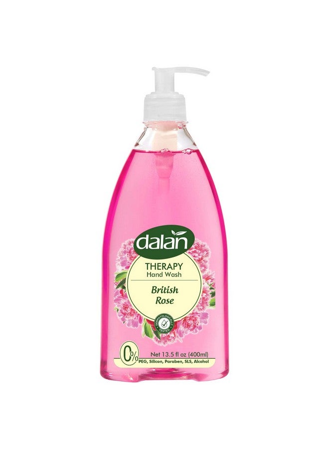 Dalan Therapy British Rose Ultra Moisturizing Liquid Hand Soap For Normal And Dry Hands Fresh Clean And Soft Feeling (13.5 Fl Oz / 400 Ml (Pack Of 6)) - Image 3