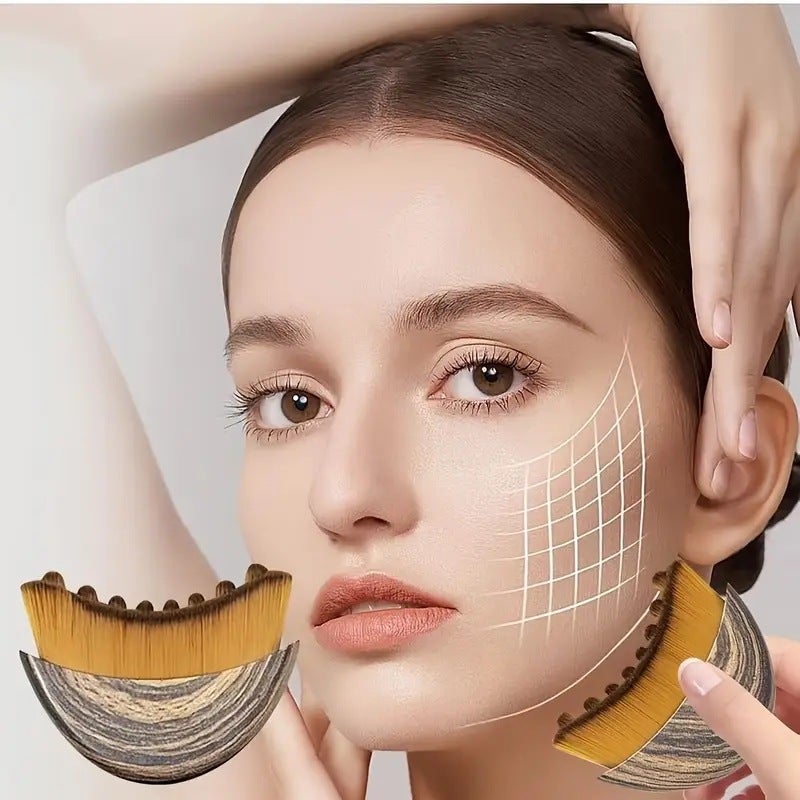 Lymphatic Contour Face Lymphatic Contour Facial Brush Massage Eye and Neck Care Brush Temu - Image 4