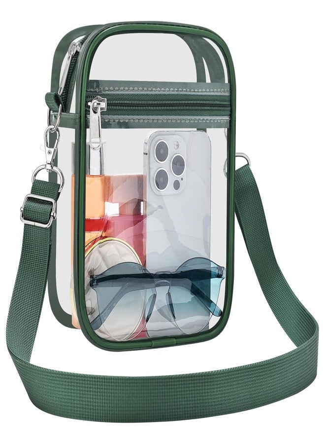 USPECLARE Clear Purse Stadium Clear Messenger Bag Stadium Approved for Men and Women Clear CrossBody Bag - Image 1