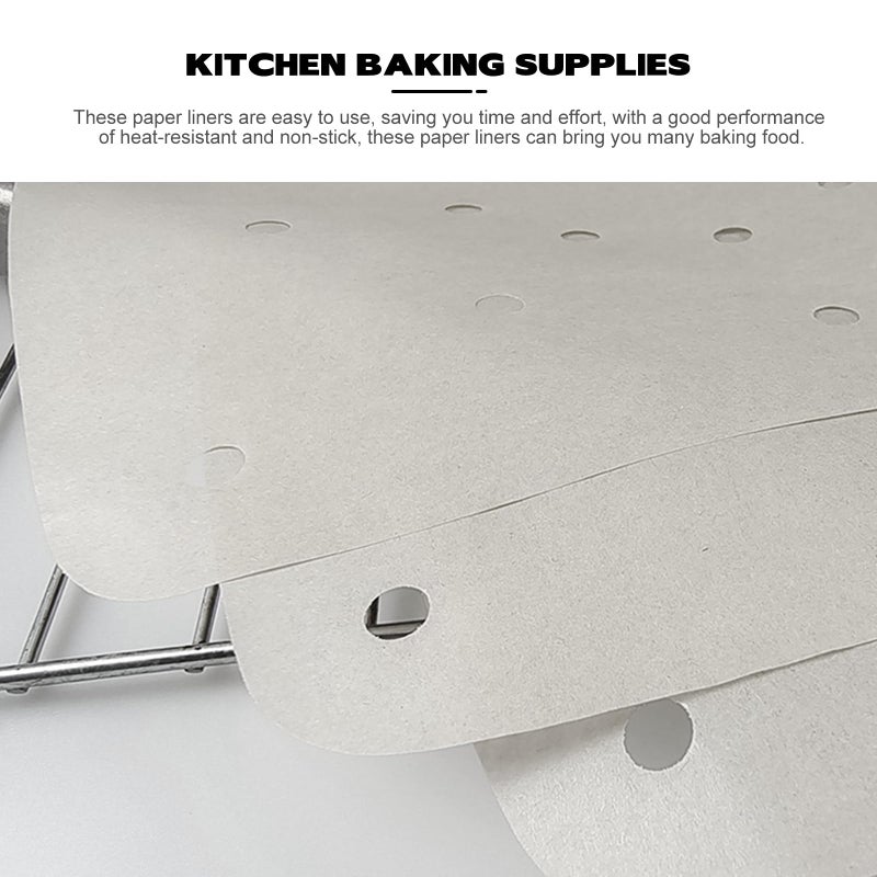 Air Fryer Parchment Paper Liners 9 5 Inch 200 Sheets Oil Absorbing Baking Paper - Image 4