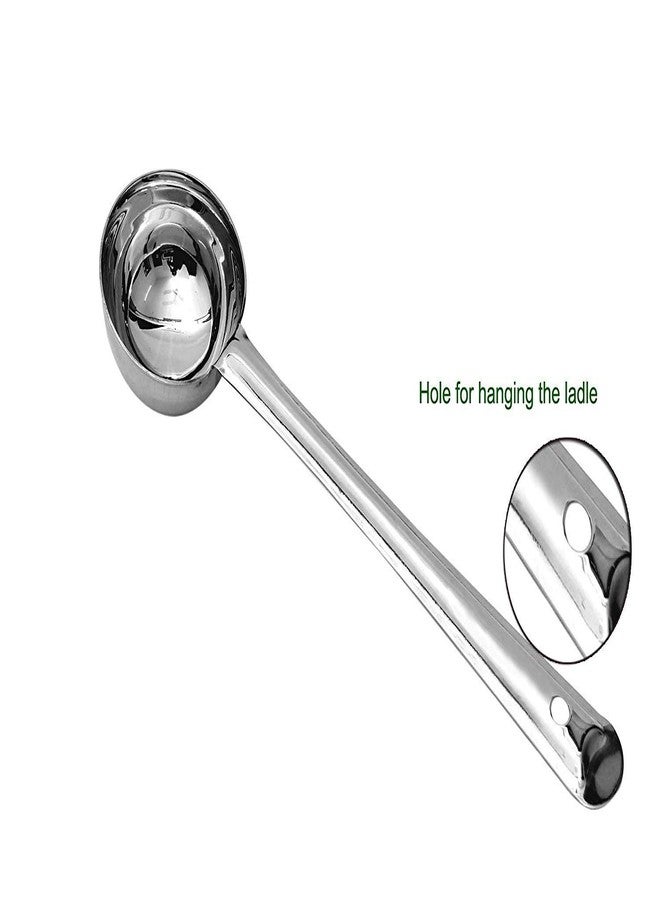 Bartan Star Stainless Steel Big Size Cooking & Serving Spoons Set of 3 - Image 2