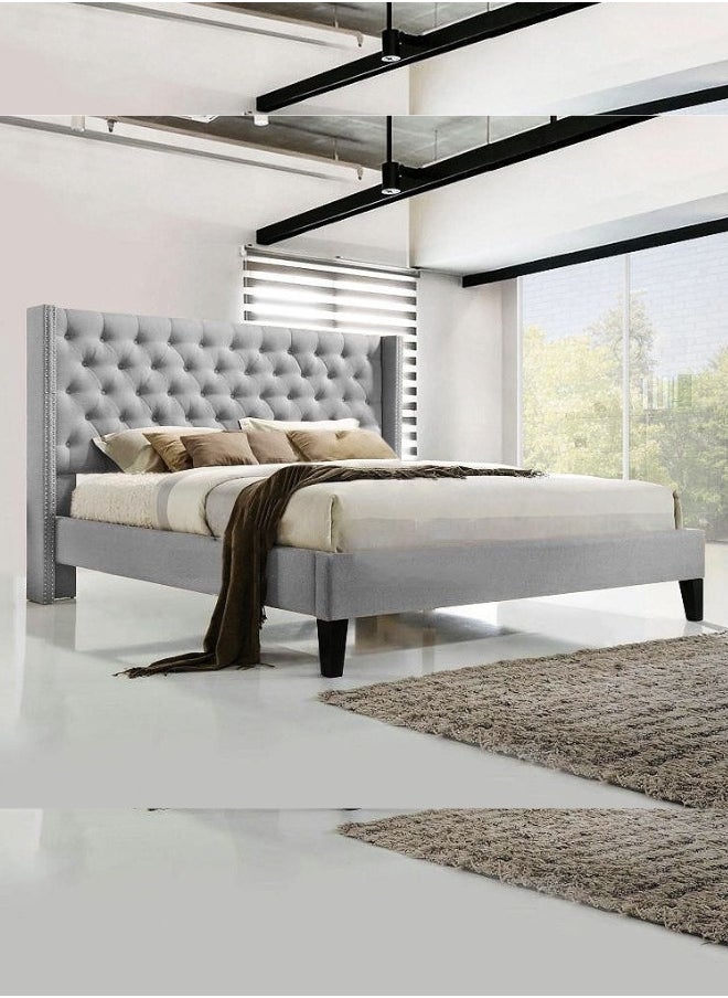 ALWASIT HOME - Arin Nailhead Bed Single Size 200x100 - Image 1
